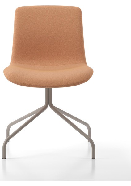 Poly Sandalye, Boyalı Ayak & Somon