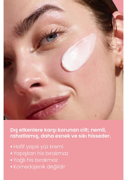Nemlendirici Işıltı Kremi – Hyaluronik, Niasinamid ve Arbutin İçerikli | 50 ml | Tüm Ciltler fırsatları