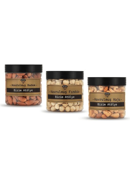 Kavrulmuş Kuruyemiş Paketi 900 gr (300 gr x 3)