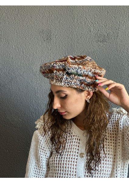 El Örgüsü Fransız Ressam Kadın Bere indirimleri