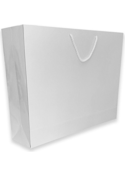 10 Adet Beyaz Karton İpli Çanta (45X37X12) modelleri