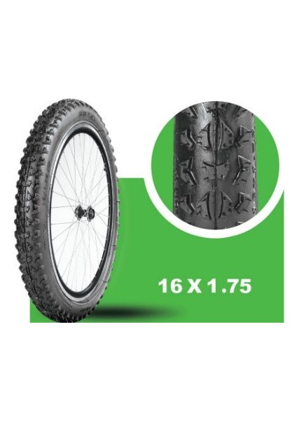 IRAN YASA TIRE & RUBBER IRAN YASA TIRE & RUBBER 16 Jant Bisiklet Dış Lastik 16X1.75 Np Bisiklet Lastiği +Iç Lastik