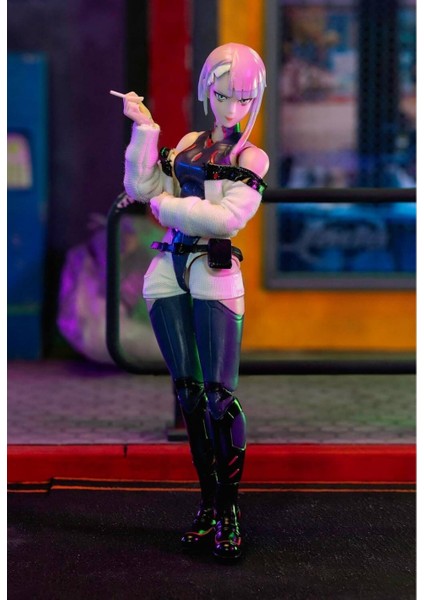 Cyberpunk Edgerunner Lucy 15 cm Aksiyon Figürü modelleri