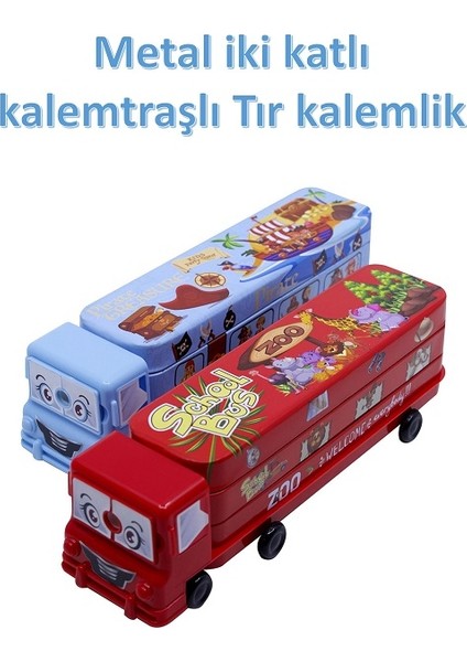 Kalem Kutusu Tır Kalemtraşlı "1 Adet"