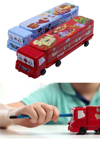 Kalem Kutusu Tır Kalemtraşlı "1 Adet" modelleri