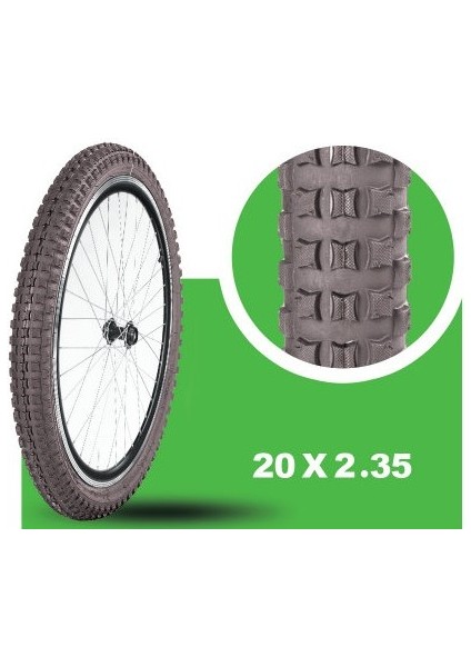 IRAN YASA TIRE & RUBBER IRAN YASA TIRE & RUBBER 20 Jant Bisiklet Lastiği 20X2.35 Kp Dış Lastik+Iç Lastik