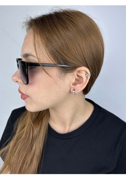 Zirkon Taşlı, Halka Model, Paslanmaz Çelik Küpe 499, Gümüş Renk fiyatları