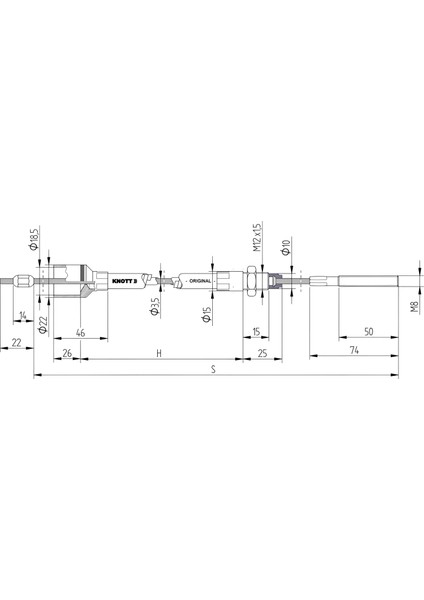1230-1440MM Karavan Dingil Fren Teli fiyatları