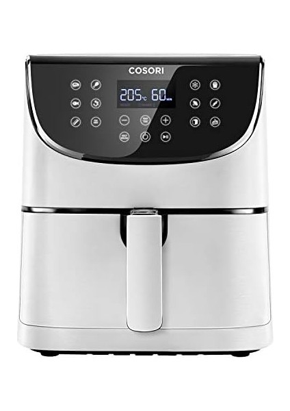 Airfryer 100 Tarif Yemek Kitabı, 1700-WATT Max Xxl 5,5 L Dijital Dokunmatik Hava Fritözleri 11 Ön Ayarlı Fırın, Yağsız Sıcak Ocak, Yapışmaz Sepet, Beyaz fiyatları