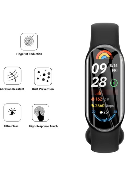 Xiaomi Smart Band 10 Ekran Koruyucu Şeffaf Tpu 2'li Set modelleri