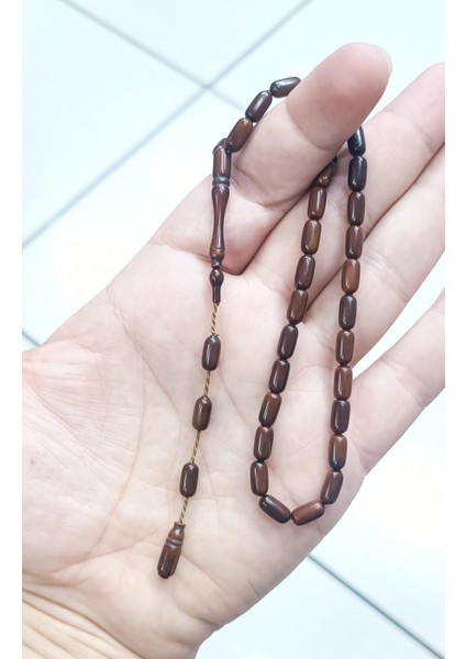 Iznik Işi Kınalı Kapsül Kesim Kahverengi Kuka Tesbih Hediyelik Günlük Aksesuar fiyatları