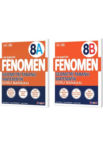 2025 8. Sınıf A Serisi Geometri Soru Bankası- B Serisi Geometri Soru Bankası 2'li Set