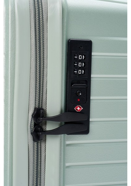 Polipropilen 3'lü Kırılmaz Valiz Seti Mint Yeşili