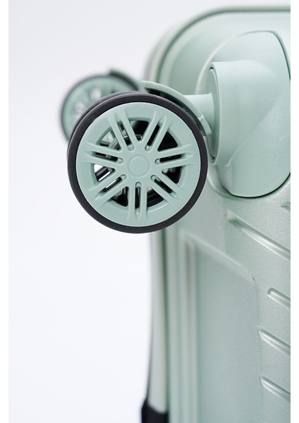 Polipropilen 3'lü Kırılmaz Valiz Seti Mint Yeşili