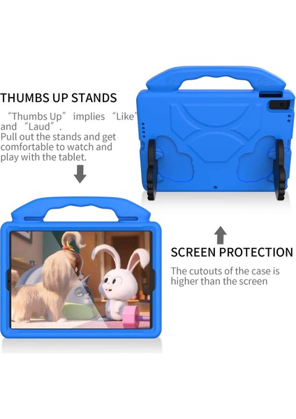 Apple Ipad 10. Nesil 10.9" 2022 Uyumlu Kılıf Tutmalı Standlı Çocuk Silikon Case A2696 A2757 A2777 fiyatları