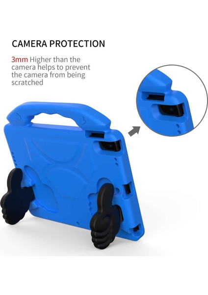 Apple Ipad 10. Nesil 10.9" 2022 Uyumlu Kılıf Tutmalı Standlı Çocuk Silikon Case A2696 A2757 A2777 fırsatları