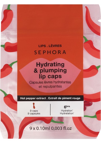Hydrating & Plumping Lip Caps - Dolgunlaştırıcı ve Nemlendirici Etkili Kapsüller 3 Adet