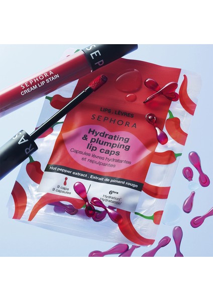 Hydrating & Plumping Lip Caps - Dolgunlaştırıcı ve Nemlendirici Etkili Kapsüller 3 Adet fiyatları