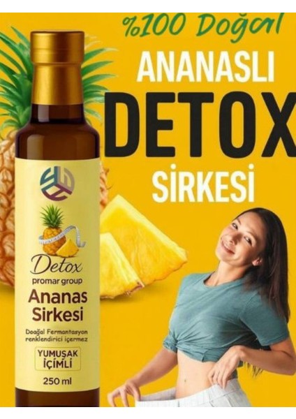 5li Lezzet Doğal Detox Sirkeleri 250 ml X5 Adet