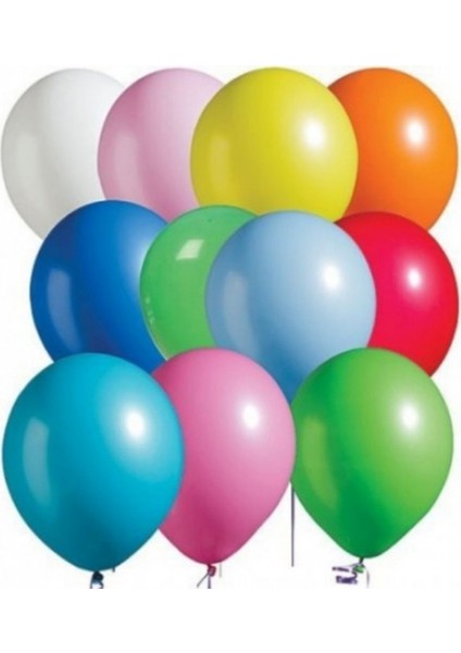 9A Balon Renkli 25'li Atom Balon Klasik Balon 25 Adet fırsatları