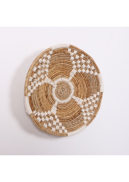 Mylamp Peru 40X9 cm Çap- Doğal Abaka Duvar Tabağı modelleri