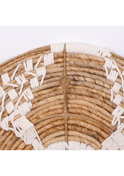 Mylamp Peru 40X9 cm Çap- Doğal Abaka Duvar Tabağı indirimleri