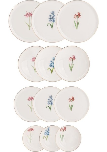 Pure Fleur 6 Kişilik 24 Parça Yemek Takımı