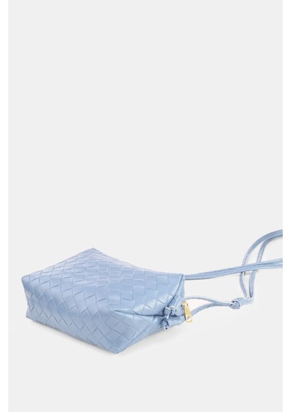 Mavi Örgü Detaylı Çapraz Askılı El Ve Omuz Çanta 260 fiyatları