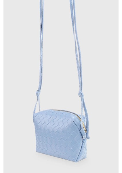Mavi Örgü Detaylı Çapraz Askılı El Ve Omuz Çanta 260 modelleri