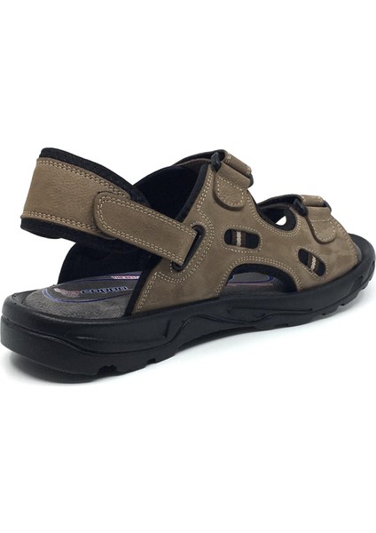 Coppo %100 Nubuk Deri Ortopedik Yazlık Rahat Erkek Ayarlanabilir Sandalet Terlik Yeni Sezon Büyük Numara 40-47 modelleri