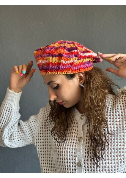 El Örgüsü Fransız Ressam Kadın Bere