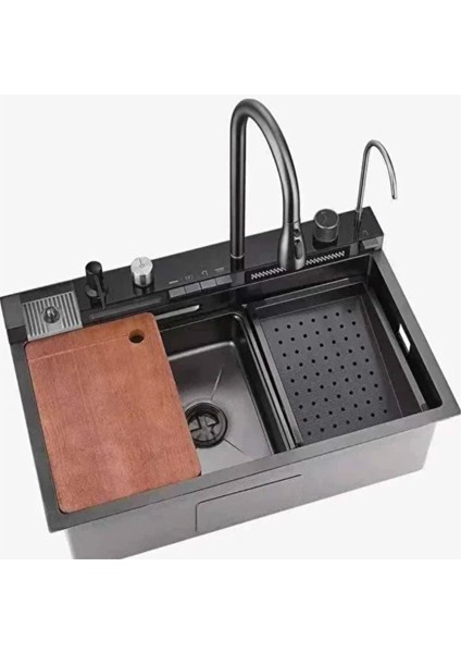 -Akıllı Eviye - 7 Fonksiyonlu Piyano Tuşlu Dijital Teknolojik Eviye indirimleri