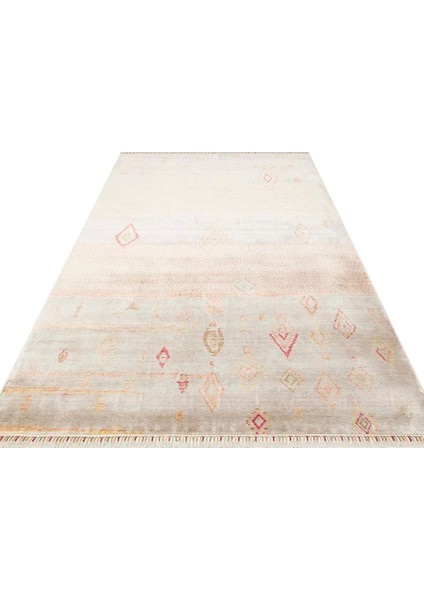 Nepal Zr 15 Yün Viskon Tensel Beige Autumn Otantik Modern Uşak Halısı fiyatları