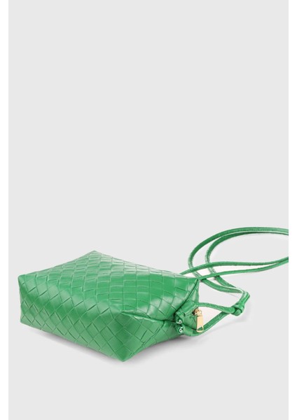 Yeşil Örgü Detaylı Çapraz Askılı El Ve Omuz Çanta 260 fiyatları