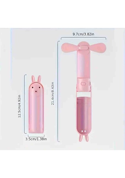 Kompakt Cep Fanı USB Şarj Edilebilir Taşınabilir, Katlanabilir Tasarım, Seyahat ve Açık Hava Kullanımı Için Uygun, El Fanı Taşınabilir Katlanabilir Fan Masaüstü Fan USB Şarj Küçük Fan beyaz
