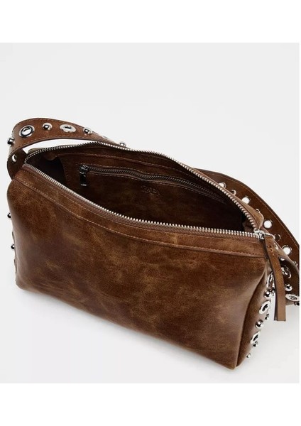 Metal Aplikasyonlu Kadın Omuz Çantası fiyatları