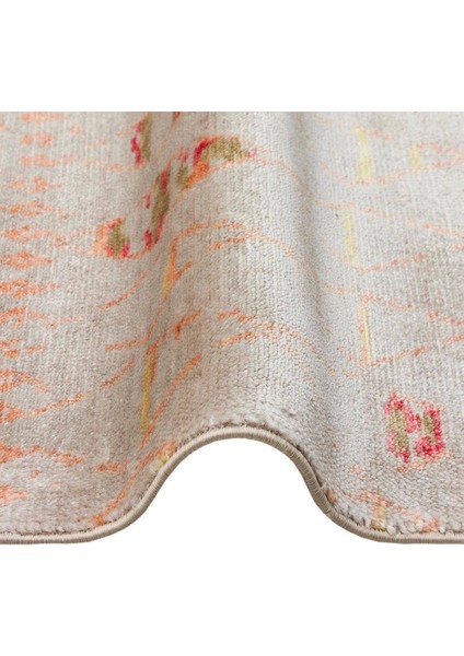 Nepal Zr 15 Yün Viskon Tensel Beige Autumn Otantik Modern Uşak Halısı indirimleri