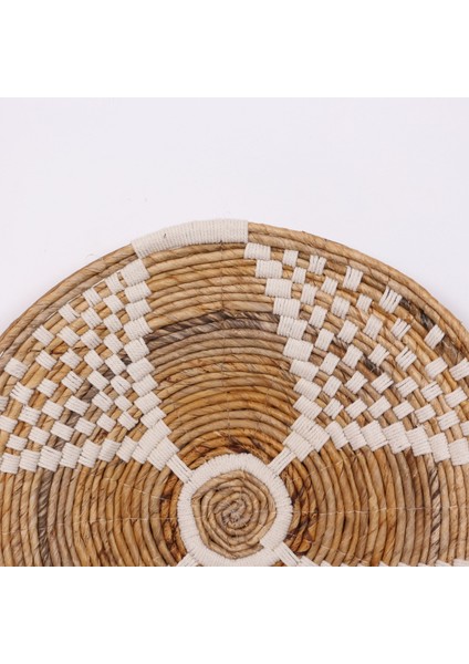 Mylamp Peru 50X11 cm Çap- Doğal Abaka Duvar Tabağı modelleri