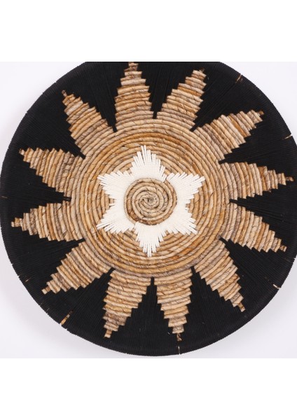 Mylamp Maya 50X11 cm Çap- Doğal Abaka Duvar Tabağı fırsatları