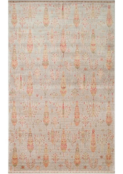 Nepal Zr 08 Yün Viskon Tensel Beige Autumn Otantik Modern Uşak Halısı