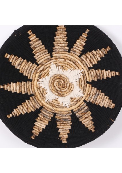 Mylamp Maya 40X9 cm Çap- Doğal Abaka Duvar Tabağı fırsatları