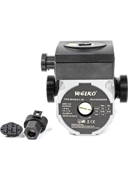 Gpa 25-8 130 mm Frekans Konvertörlü Sirkülasyon Pompası 8 Mss 4,9 M3/h