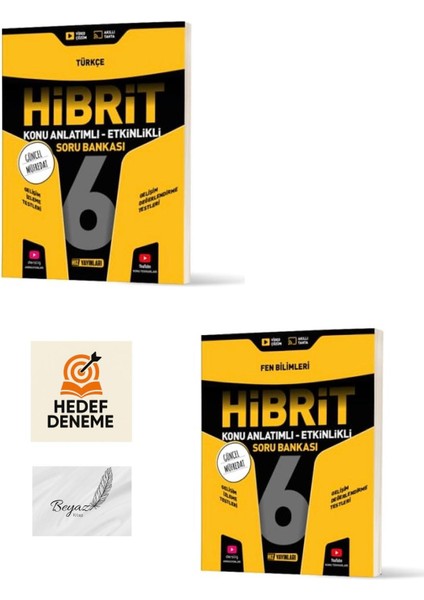 Hız 6.sınıf Hibrit Türkçe Fen Bilimleri Konu Anlatımlı Soru Bankası Hedef Deneme