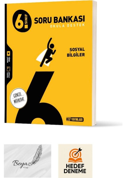 Hız 6.sınıf Sosyal Bilgiler Soru Bankası Hedef Deneme