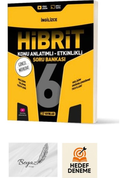 Hız 6.sınıf Hibrit Ingilizce Konu Anlatımlı Soru Bankası Hedef Deneme
