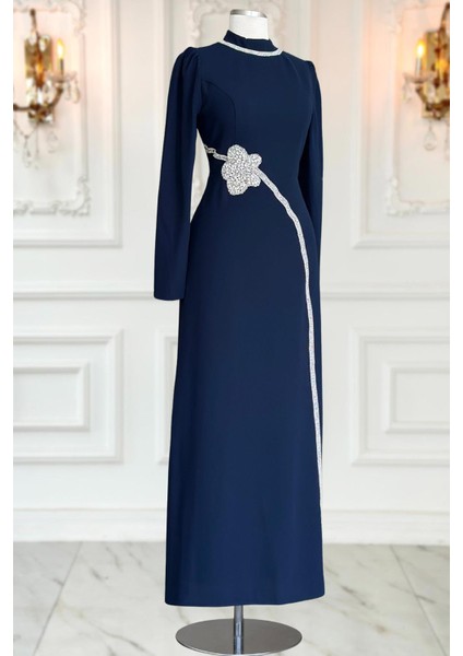 Zühre Tesettür Abiye Lacivert fiyatları