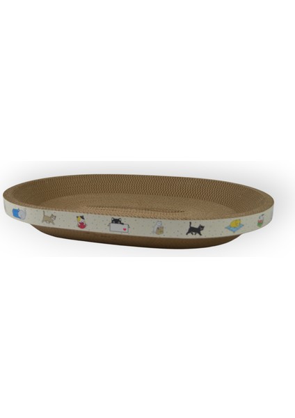 Karton Kedi Tırmalama Elips Kedi Yatağı Large fiyatları