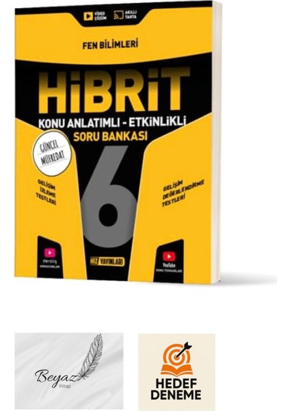 Hız 6.sınıf Hibrit Fen Bilimleri Konu Anlatımlı Soru Bankası Hedef Deneme