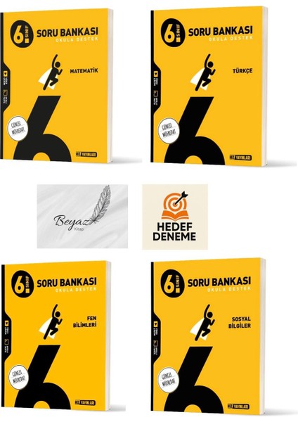 Hız 6.sınıf Matematik Türkçe Fen Bilimleri Sosyal Bilgiler Soru Bankası Hedef Deneme