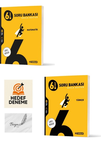 Hız 6.sınıf Matematik Türkçe Soru Bankası Hedef Deneme